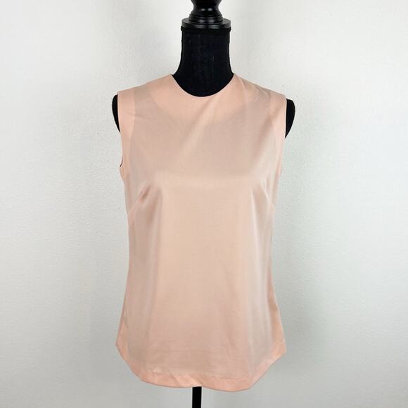 Vintage 70s Women’s Blazer Matching Sleeveless Blouse Set 2 Piece Plaid Peach - Picture 5 of 12